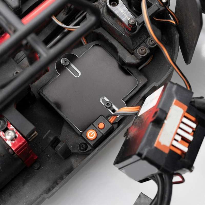 ESC Mount Plate for 1/8 ARRMA 1/7 1/8 Truck Upgrade Parts Accessories Black
