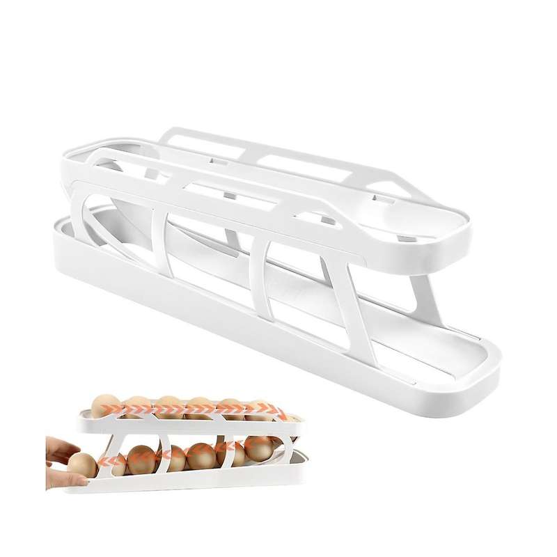 Escalator Refrigerator Egg Dispenser Refrigerator Egg Dispenser Automatically Rolling Egg Storage C