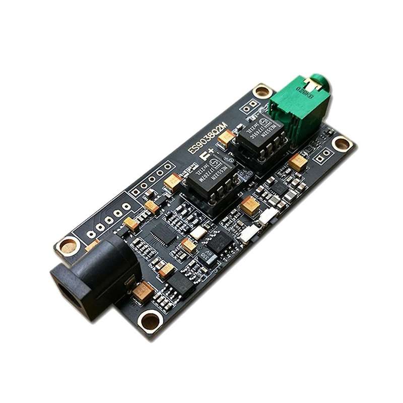 ES9038Q2M Decoding Board I2S Input Asynchronous USB Module Decoders DSD512 PCM768KHz ES9038Q2M Decod