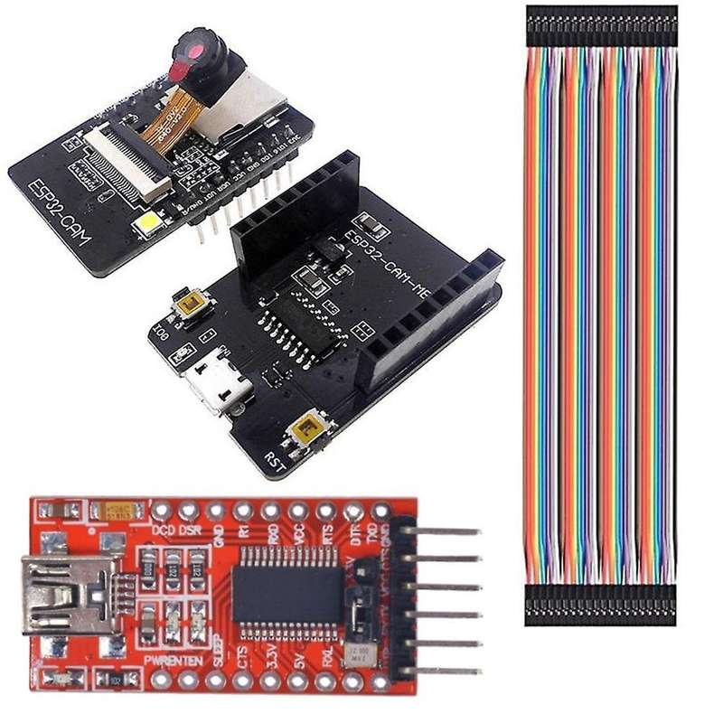ESP32-CAM-MB WiFi OV2640 Camera Module Bluetooth Module 5V CH340G Nodemcu FT232RL USB to TTL Convert