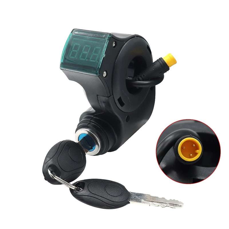 E-scooter Lcd Display+3pin Lgnition Lock Key 36v-60v Throttle Nfc Card for Vsett 8 8+ 9 9+ for Zero