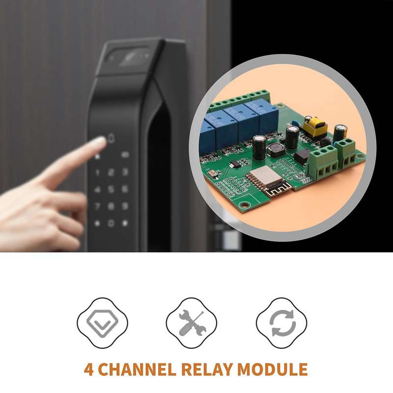 Esp8266 Wireless Wifi 4 Channel Relay Module Wifi Development Board