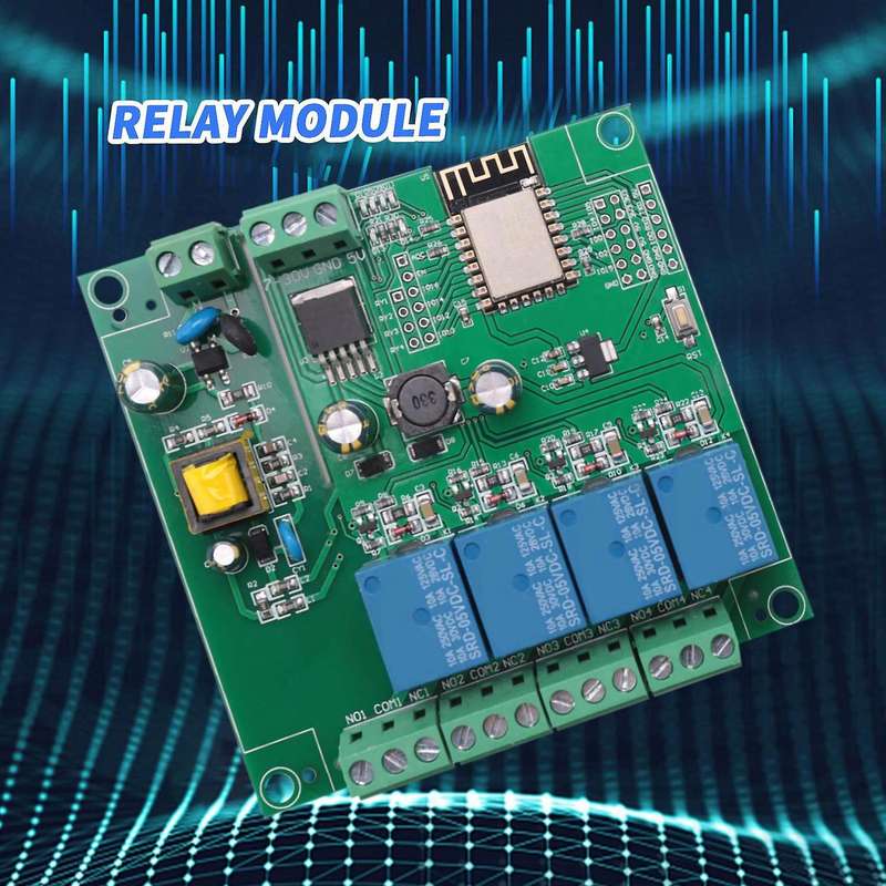 Esp8266 Wireless Wifi 4 Channel Relay Module Wifi Development Board
