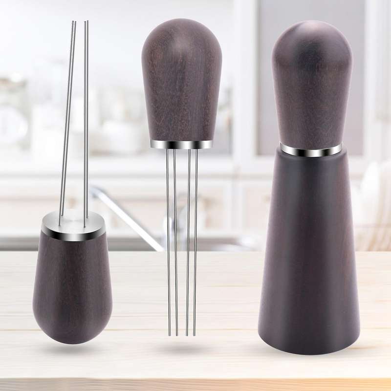Espresso Coffee Stirrer with Coffee Tamper Mat, Coffee Stirring Tool for Espresso Distribution,Baris
