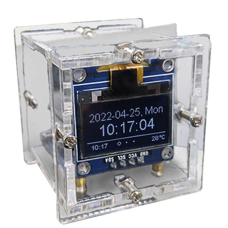 ESP8266 DIY Electronic Kit Mini Clock OLED Display Connect