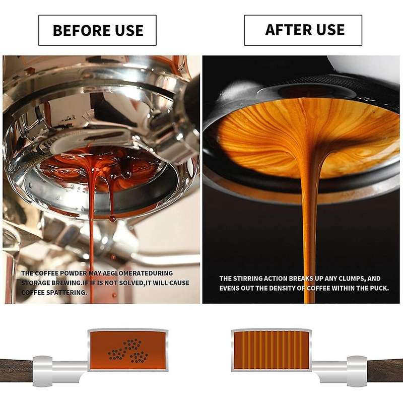 Espresso Coffee Stirrer, Coffee Stirring Tool for Espresso Distribution, with 58mm Espresso Dosing