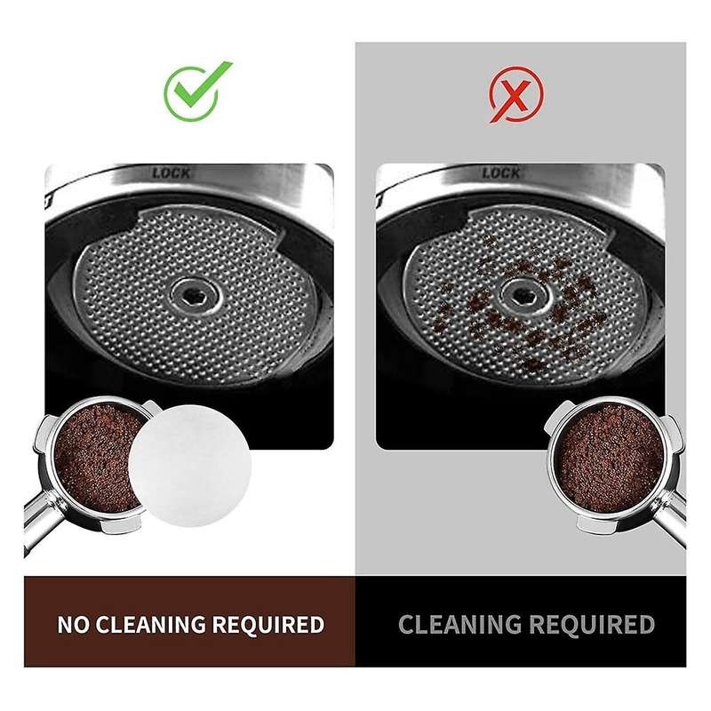 Espresso Filter Paper 58mm-800PCS Unbleached Coffee Paper Filter for Espresso Machine - Portafilter