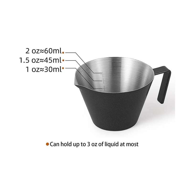 Espresso Cup with Handle Ounce Espresso Cup Stainless Steel Espresso Cup for Coffee Carafe Milk Esp