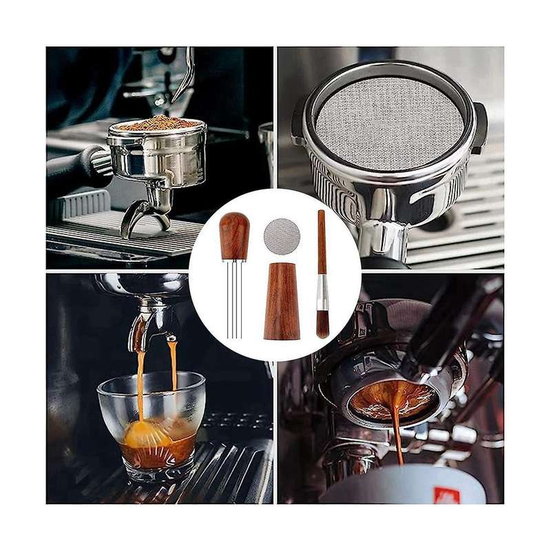 Espresso Coffee Stirrer, Professional Coffee Tool for Espresso Dispensing, with 51mm Filter, Handle