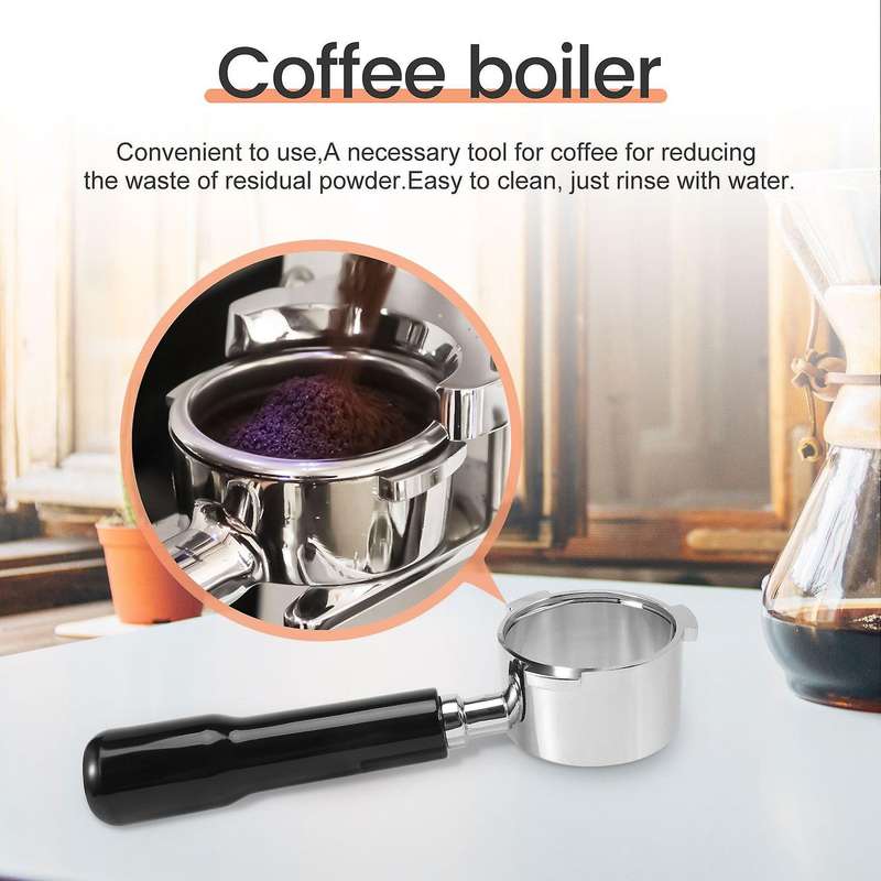 Espresso Portafilter 51mm for Delonghi Ec685 Ec680 Coffee Bottomless Portafilter with 51mm 2 Styles