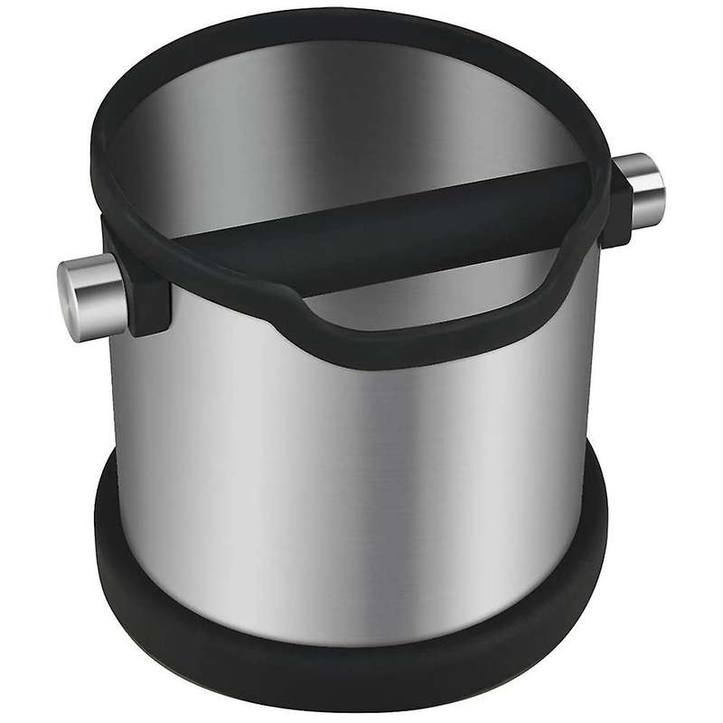 Espresso Knock Box Shock-Absorbing and Durable Barista Style Knock Box with Detachable Knock Bar and