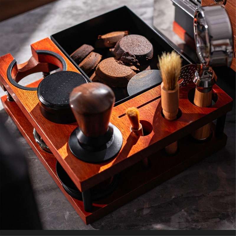 Espresso Knock Box for 51 54 58mm Espresso Accessories, Detachable Espresso Organizer Box,Espresso T