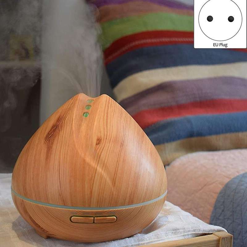 Essential Oil Diffuser Wood Grain Aroma Diffuser with Timer Cool Mist Humidifier for Home Bedroom wi