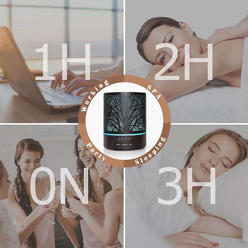 Essential Oil Diffuser Aroma Humidifier 300Ml Ultrasonic Air Water Vaporizer for Large Room Electric