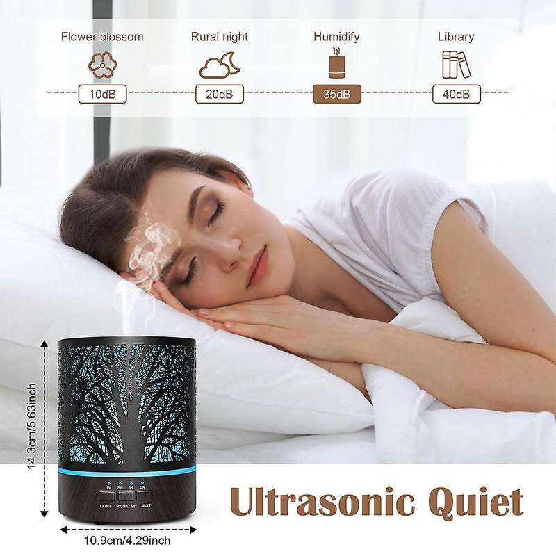Essential Oil Diffuser Aroma Humidifier 300Ml Ultrasonic Air Water Vaporizer for Large Room Electric