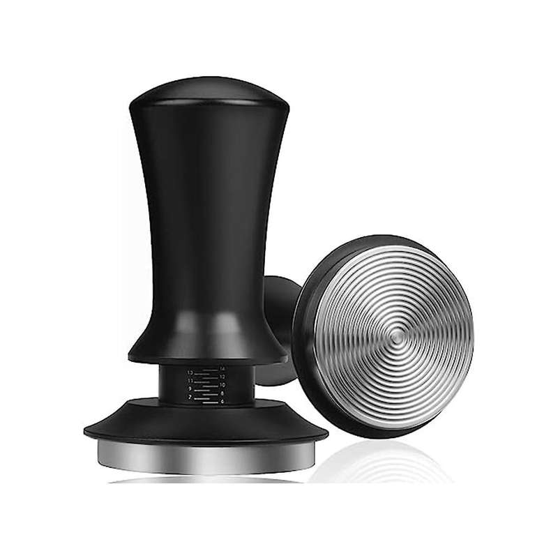 Espresso Tamper Coffee Tamp 53mm, Spring-loaded Constant Pressure Espresso Tamper Set,for Barista Co