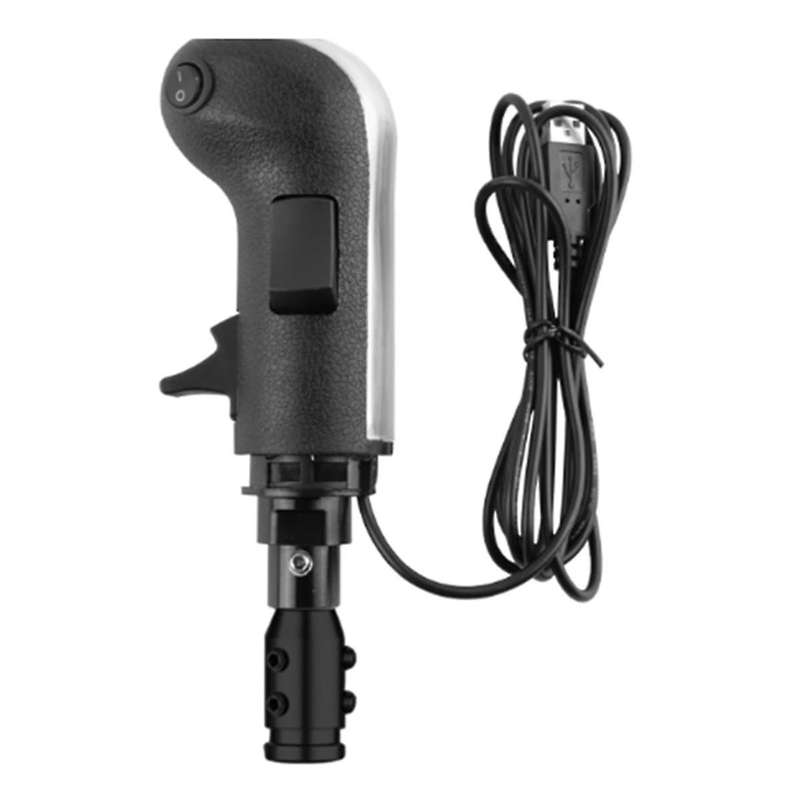 Est2 Shifter Knob Usb Game 18 Gear Shifter Knob 3 Switch Replacement Skrs for G29 G27 G25 Th8a