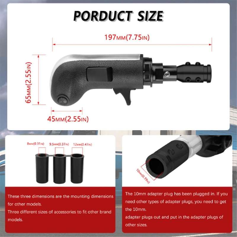Est2 Shifter Knob Usb Game 18 Gear Shifter Knob 3 Switch Replacement Skrs for G29 G27 G25 Th8a
