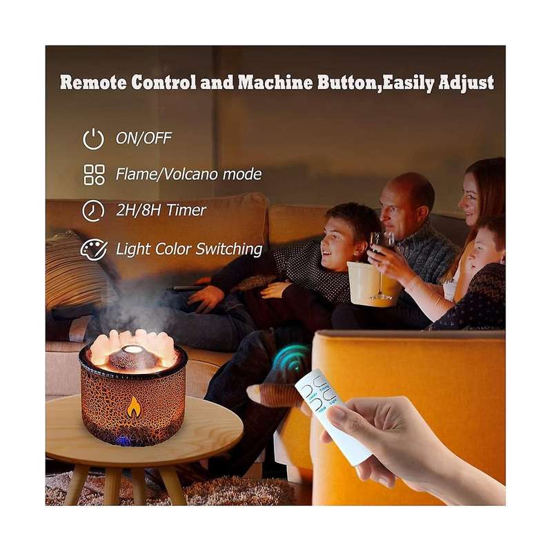 Essential Oil for Volcano Diffusers 360ml Unique Flame and for Volcano 2 Mist Mode Humidifiers Us P