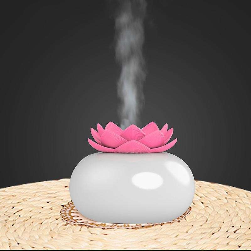 Essential Oil Diffuser,Personal Lotus Humidifiers for Office Desk,Cute Lotus USB Cool Mist Humidifie