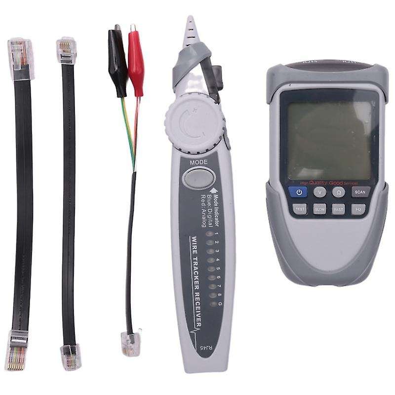 ET612 Handheld Multi-Function Network Cable Tester LCD Screen Display Digital Wire Trackers Voltage