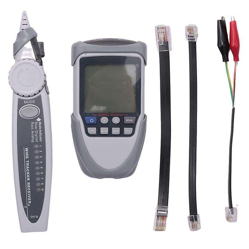 ET612 Handheld Multi-Function Network Cable Tester LCD Screen Display Digital Wire Trackers Voltage