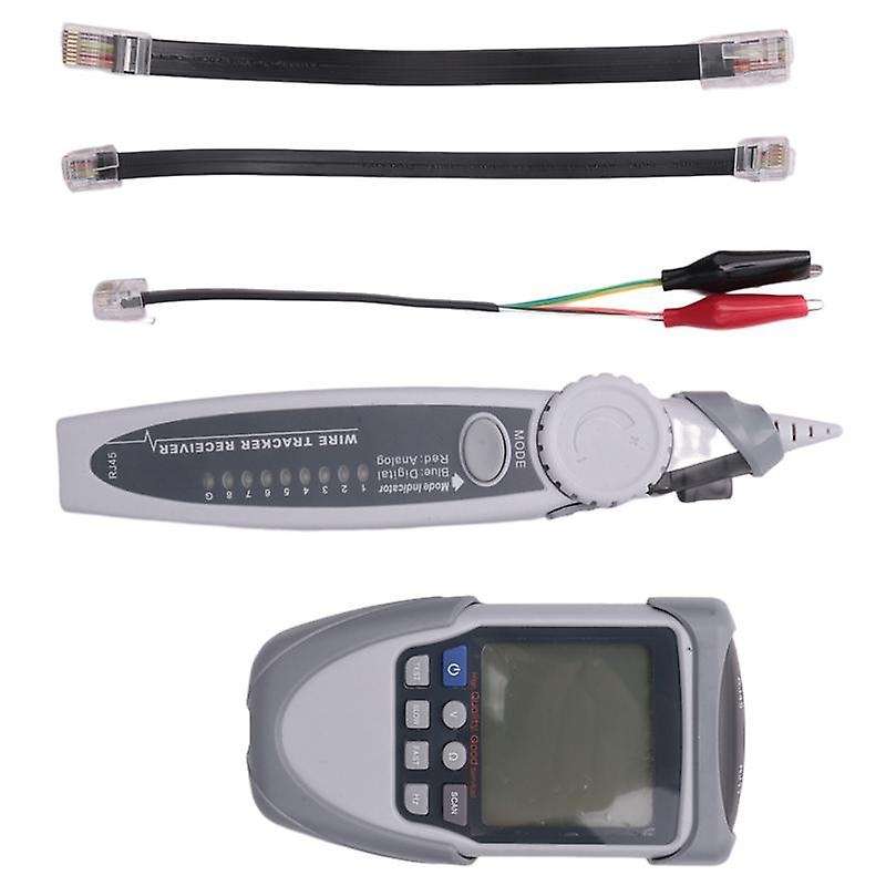 ET612 Handheld Multi-Function Network Cable Tester LCD Screen Display Digital Wire Trackers Voltage