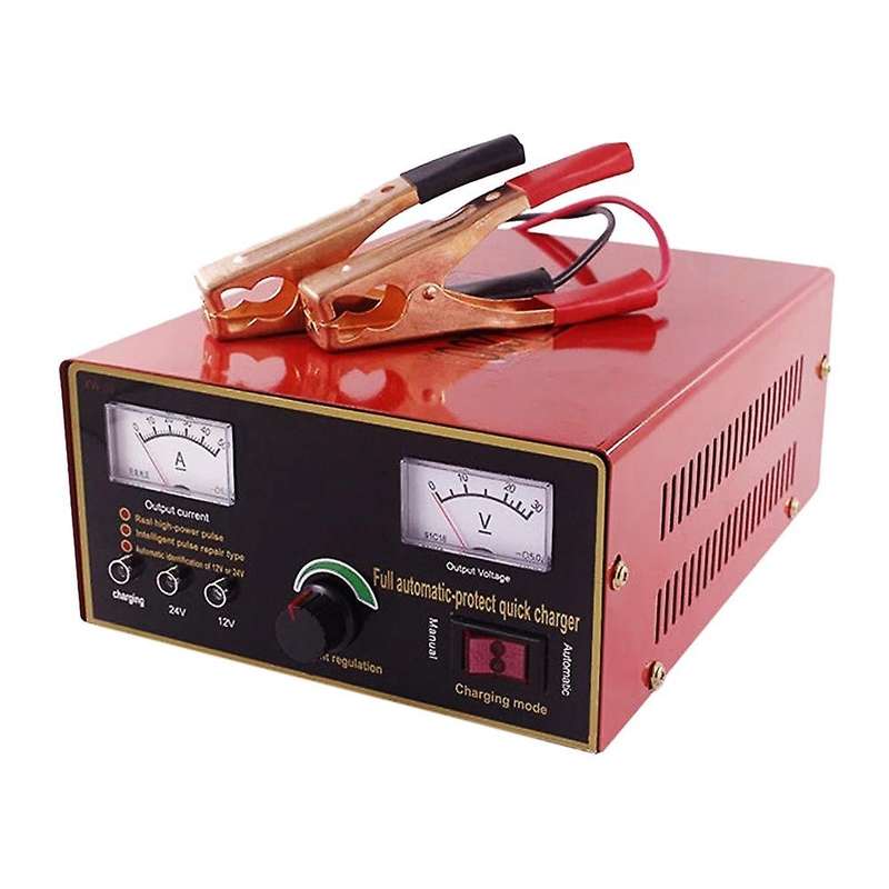 EU Plug 110-250V Truck Motorcycle Car Battery Charger Intelligent Pulse Repair Battery Charger 12V/2
