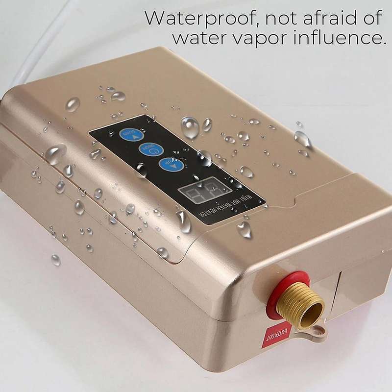 Eu Plug Electric Water Heater Gold