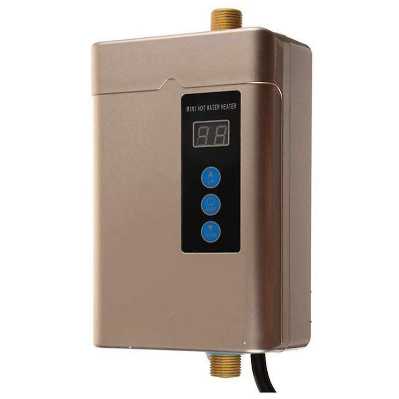 EU Plug Electric Water Heater 4000W 220V Tankless Hot Water Heater Shower Faucet Tap Thermostat Heat