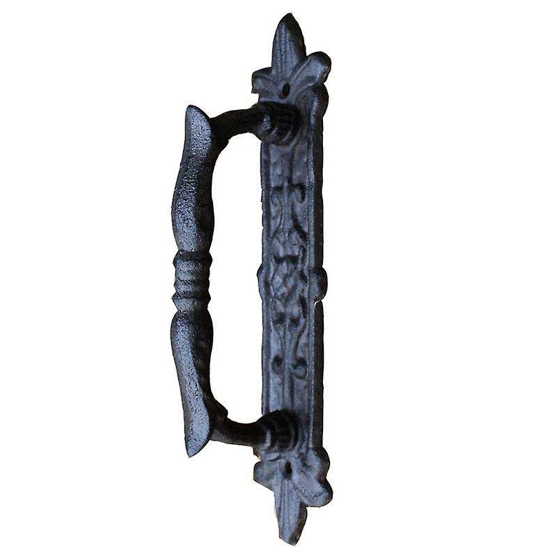 European Retro Cast Iron Craft Door Handles for Garden/Courtyard Door Handle Decoration for Home Doo