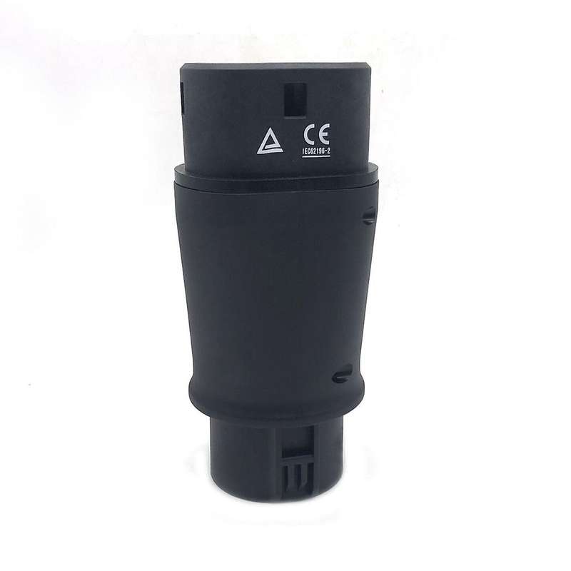 Evse Adaptor 32a J1772 Type 1 to Type 2 Plug Adapter, Electric Vehicle Charger Charging Connector