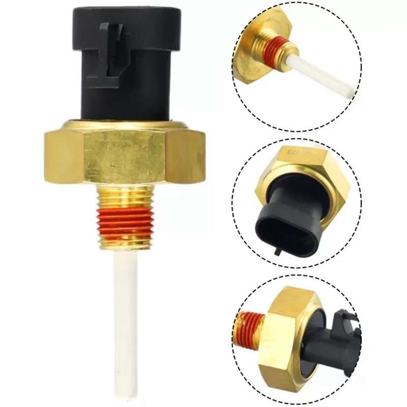 Excavator Accessories Temperature Sensor Low Coolant Sensor 0193-0468 4383933 for K19 KTA19 K38 KTA3