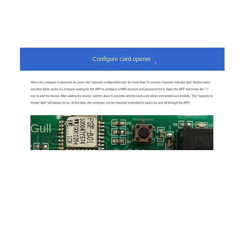 Ewelink Wifi Wireless Smart Switch Relay Module Pci-e Desktop Switch Card Restart Switch Turn On/of
