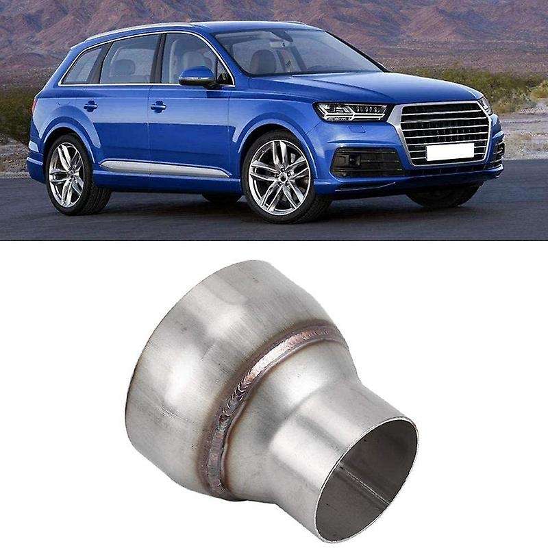 Exhaust Adapter Pipe,2.5-4 Inch Universal Stainless Steel Turbo Exhaust Reducer Adapter Joint Pipe