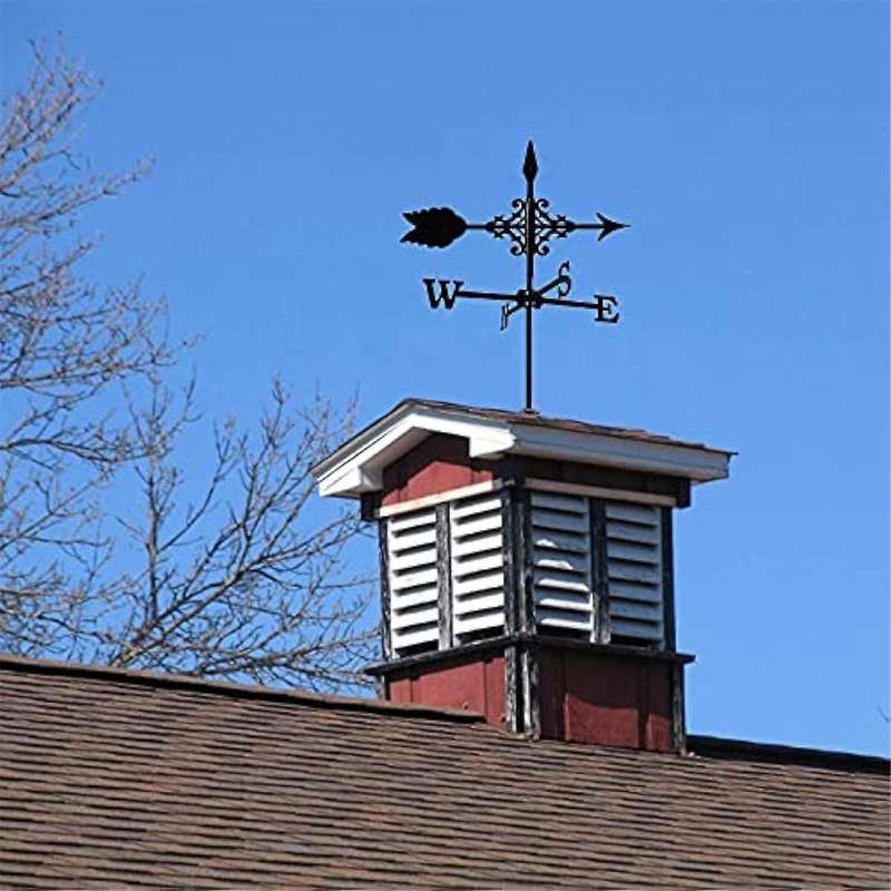 Exquisite Metal Weather Vane Ornament Metal Weathervane with Ornament