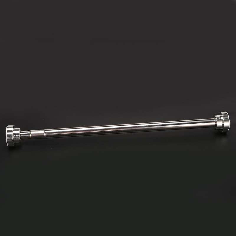 Extendable Clothes Drying Pole Stainless Steel Shower Curtain Rod Retractable Spring Tension Rod for