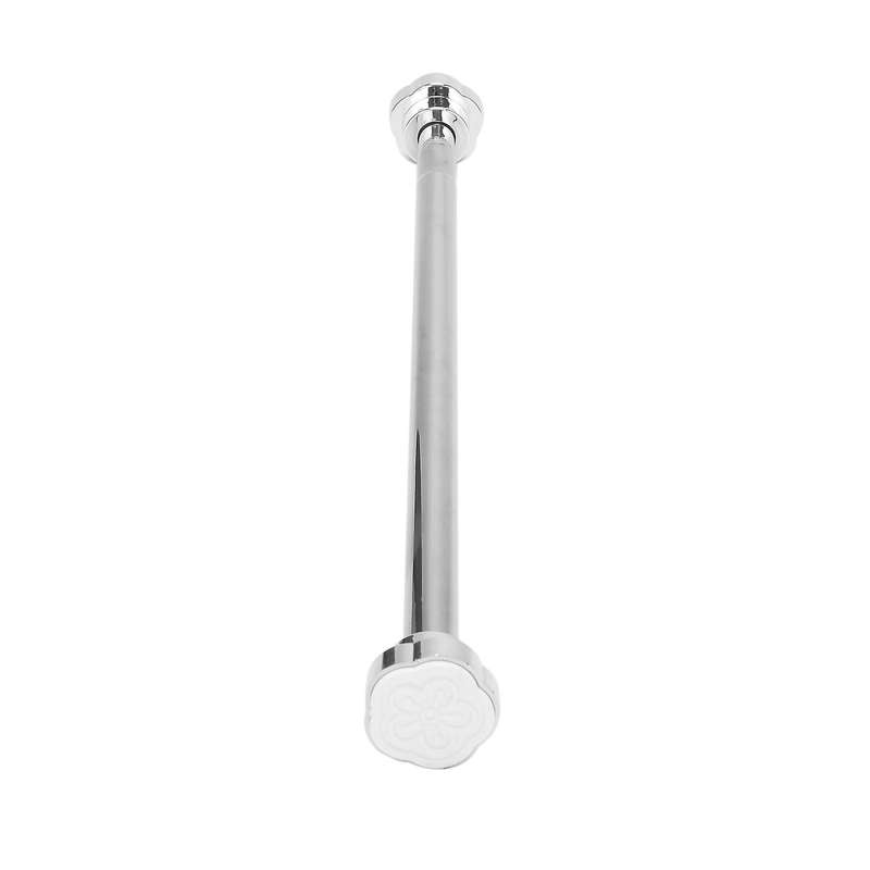 Extendable Clothes Drying Pole Stainless Steel Shower Curtain Rod Retractable Spring Tension Rod for