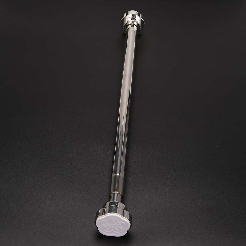 Extendable Clothes Drying Pole Stainless Steel Shower Curtain Rod Retractable Spring Tension Rod for