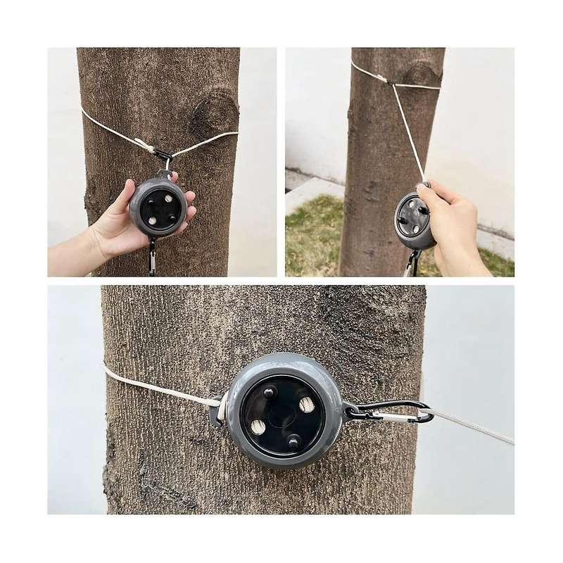 Extendable Clothes Line, 8 M Retractable Clothes Line, Dryer, with 10 Fixed Buckles and 20 Clothes