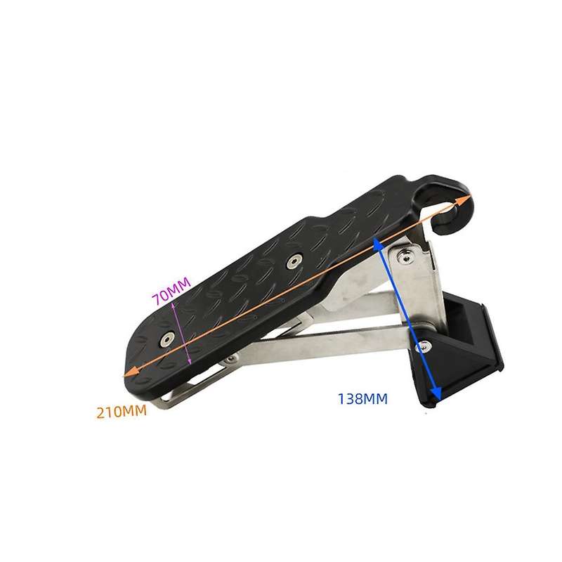 Extended Pedals Car Roof Rack Step Fit Door Latch Rooftop Up Hook Stand Pedals for Most SUV Pickup A