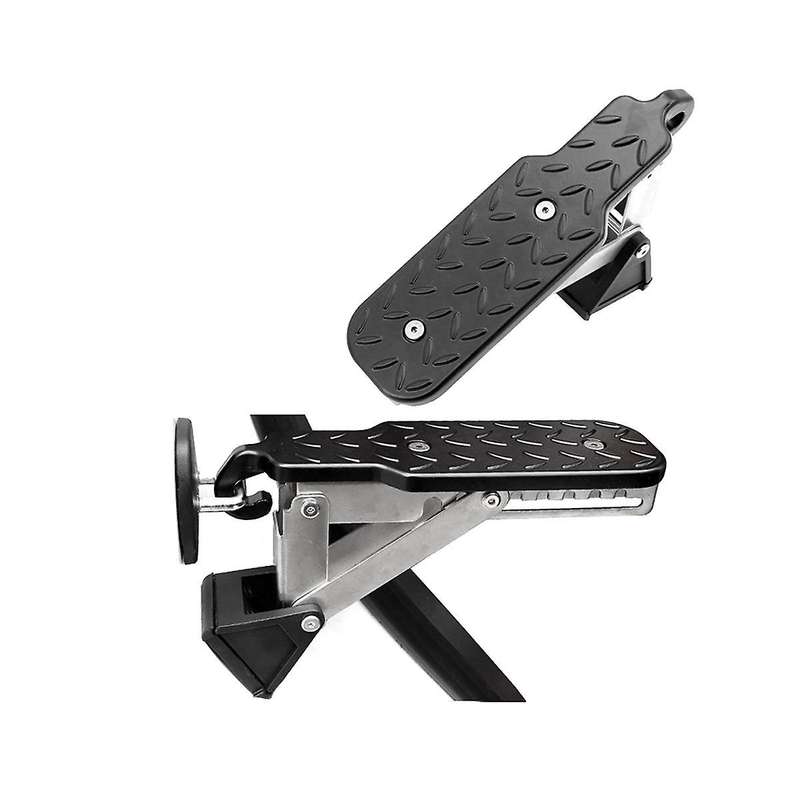 Extended Pedals Car Roof Rack Step Fit Door Latch Rooftop Up Hook Stand Pedals for Most SUV Pickup A