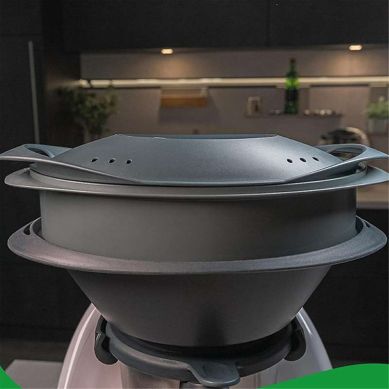 Extension for TM6, TM5, TM31 Expands the Cooking Area Extra Space in for Varoma Container