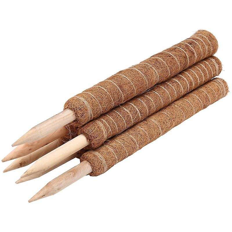 Extended Coir Moss Pole, Poles Coconut Fibre Support Stake, Plant Support Pole 6pcs