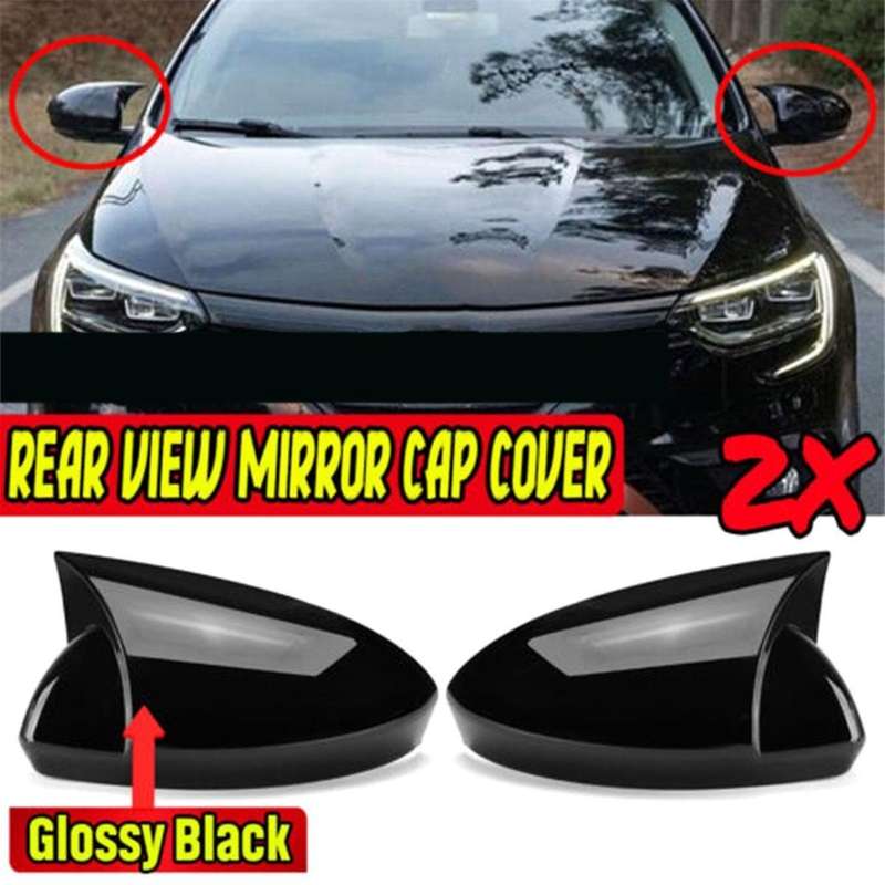 Exterior Rear View Mirror Cover for MK4 2016-2020 Side Wing Mirror Cover Cap 963737470R 963742692R