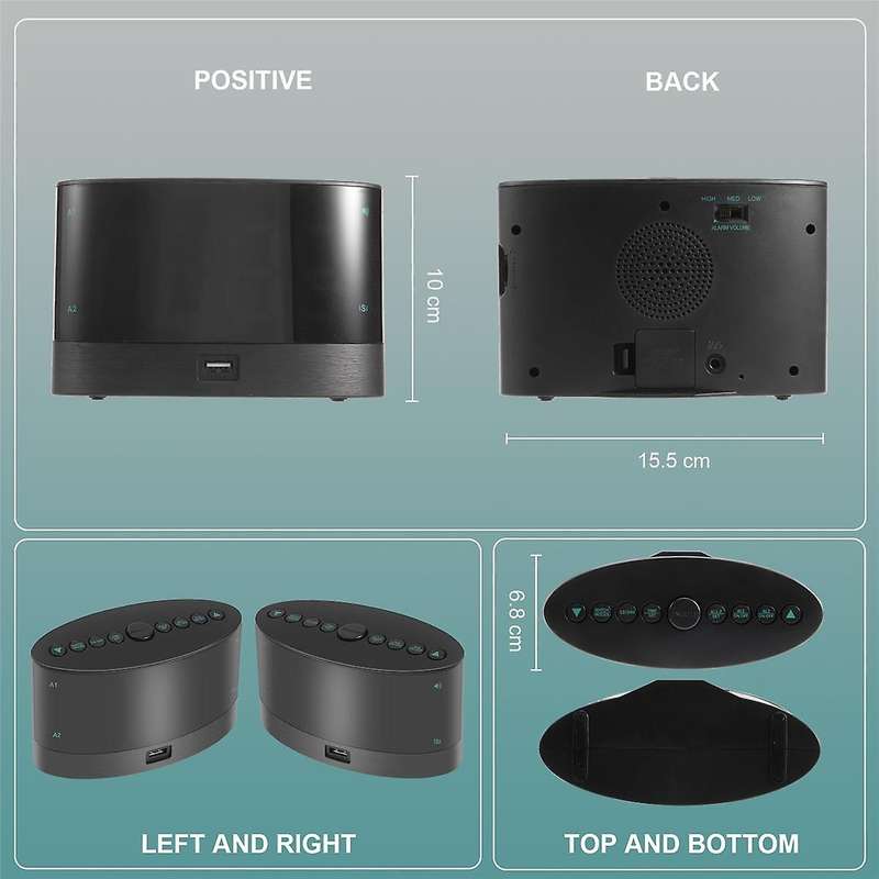 Extra Loud Alarm Clock with Wireless Bed Shaker,vibrating Dual Alarm Clock for Heavy Sleepers, Deaf