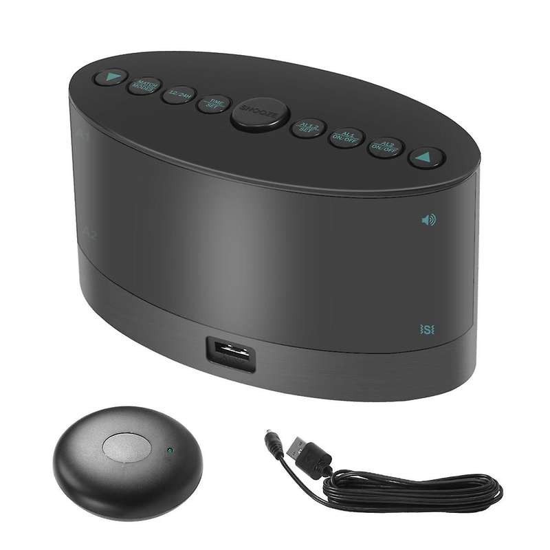 Extra Loud Alarm Clock with Wireless Bed Shaker,vibrating Dual Alarm Clock for Heavy Sleepers, Deaf