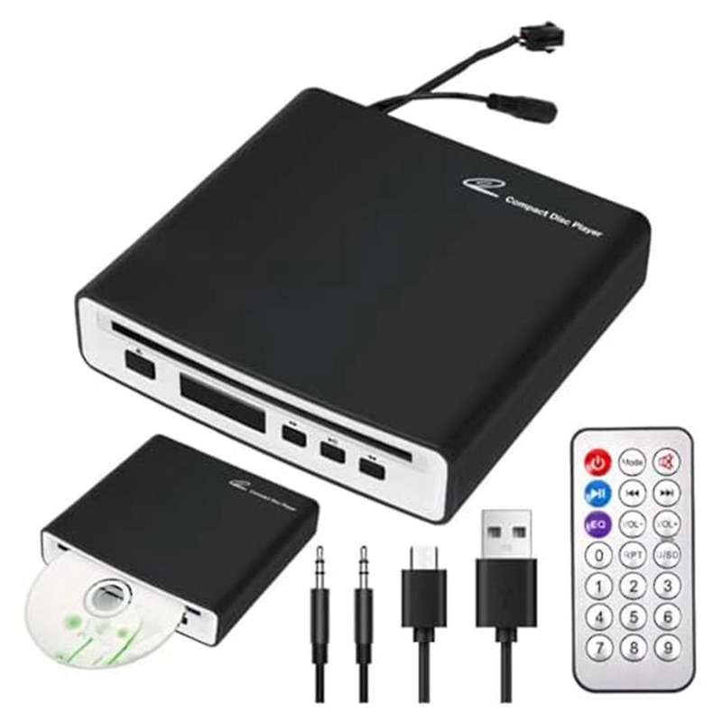 External Universal Car Cd Player Vehicle Cd Player,portable Cd Player for Car/tv/laptop with Usb Or