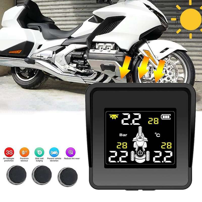 External Sensors TPMS Tricycle Waterproof Motorcycle Real Time Tire Pressure Monitoring System Wirel