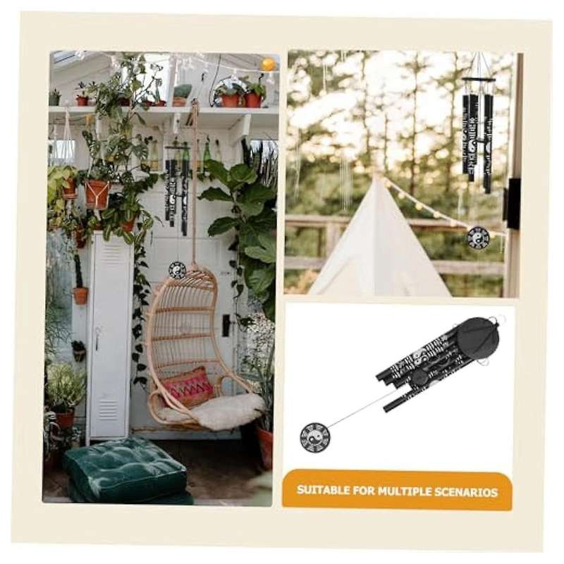 Extra Small Bagua Wind Chime Pendant Chinese Feng Shui Ornament Commemorative Wind Chime Lucky Wind